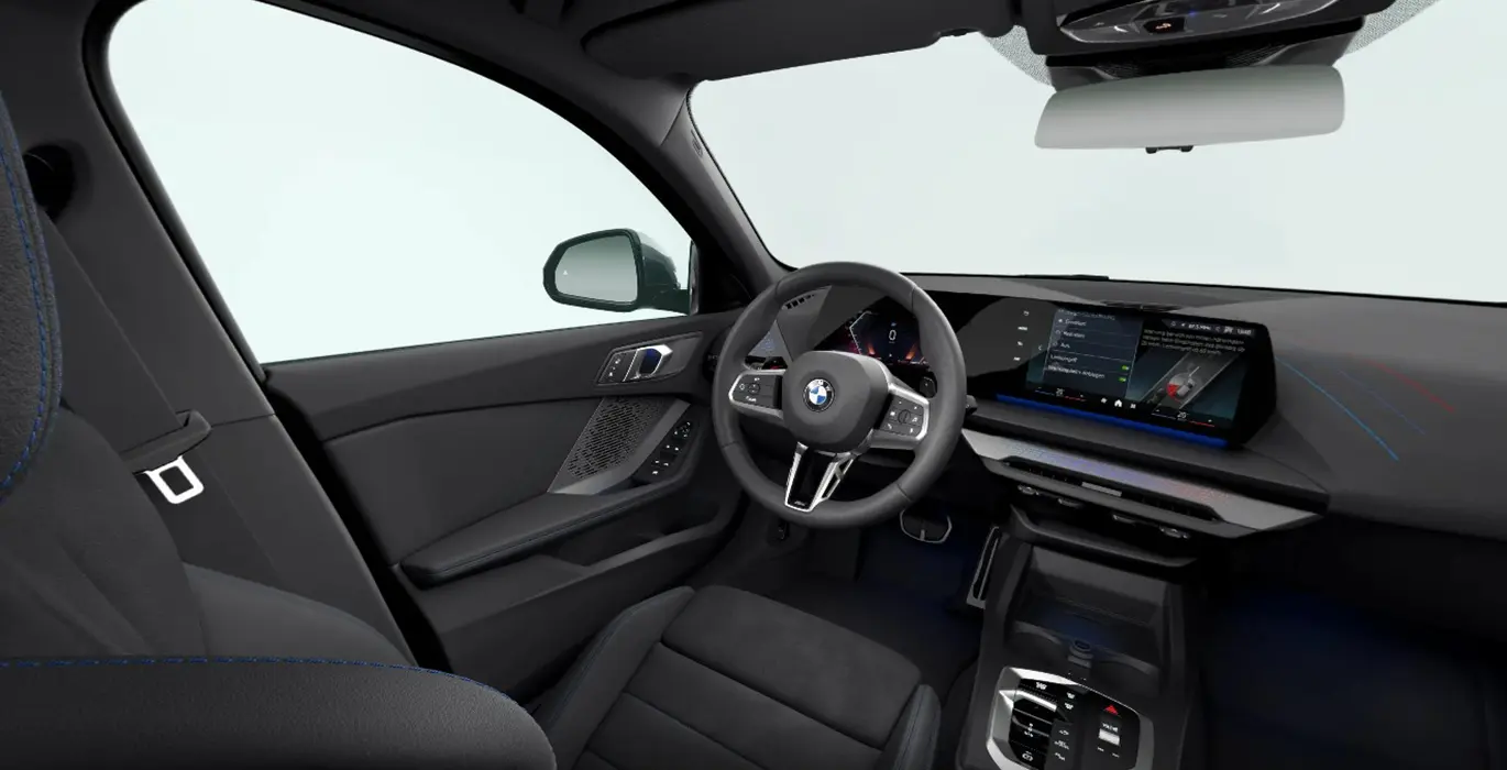BMW Serie 1 118d interior delantera | Crazy Renting