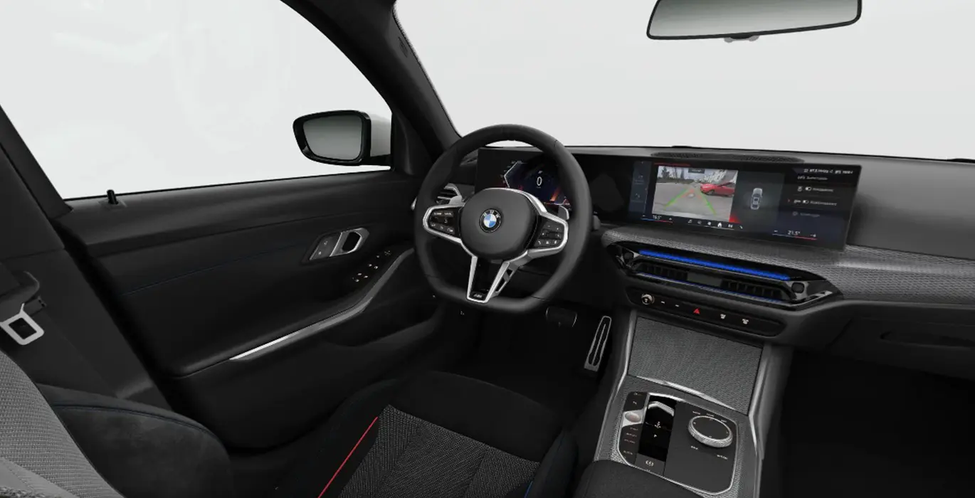 BMW Serie 3 320d interior delantera | Crazy Renting