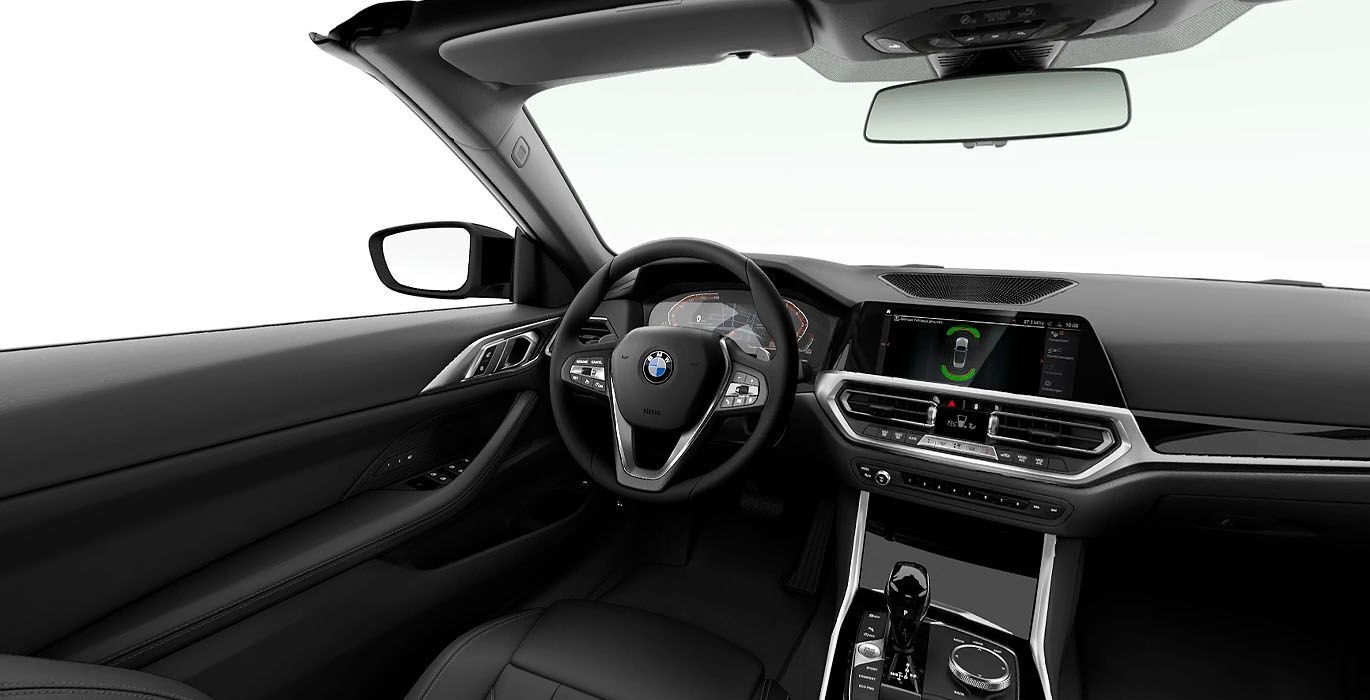 BMW Serie 4 420i Cabrio interior delantera | Crazy Renting