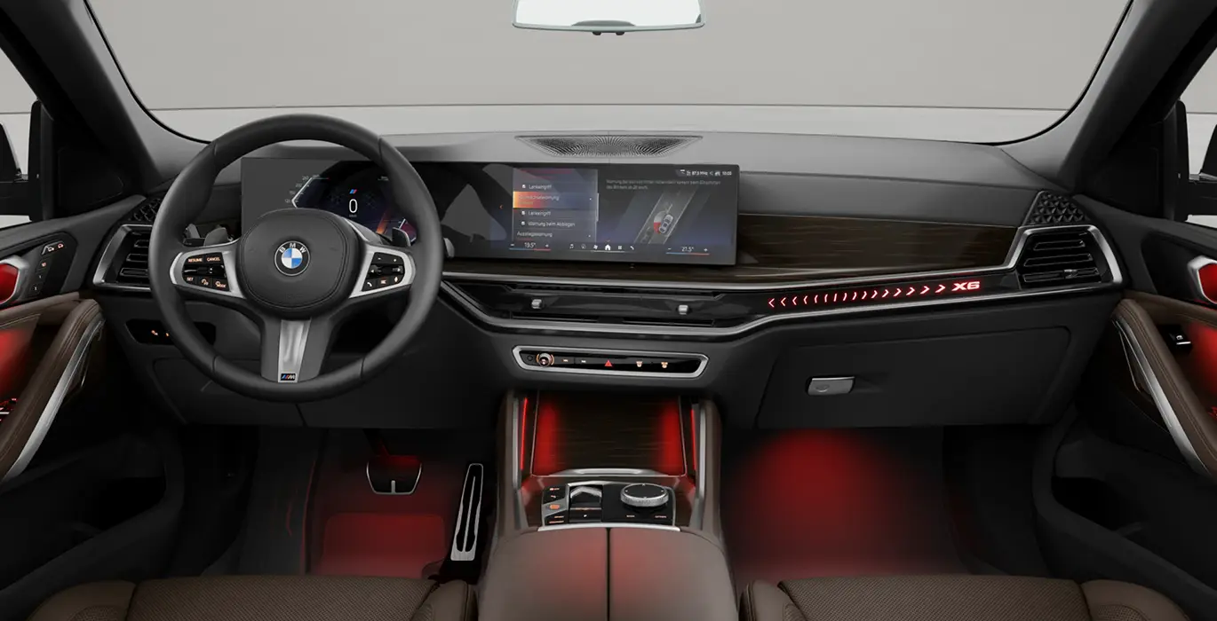 BMW X6 xDrive 40d M Sport 5 BMW X6 xDrive 40d M Sport interior delantera | Crazy Renting