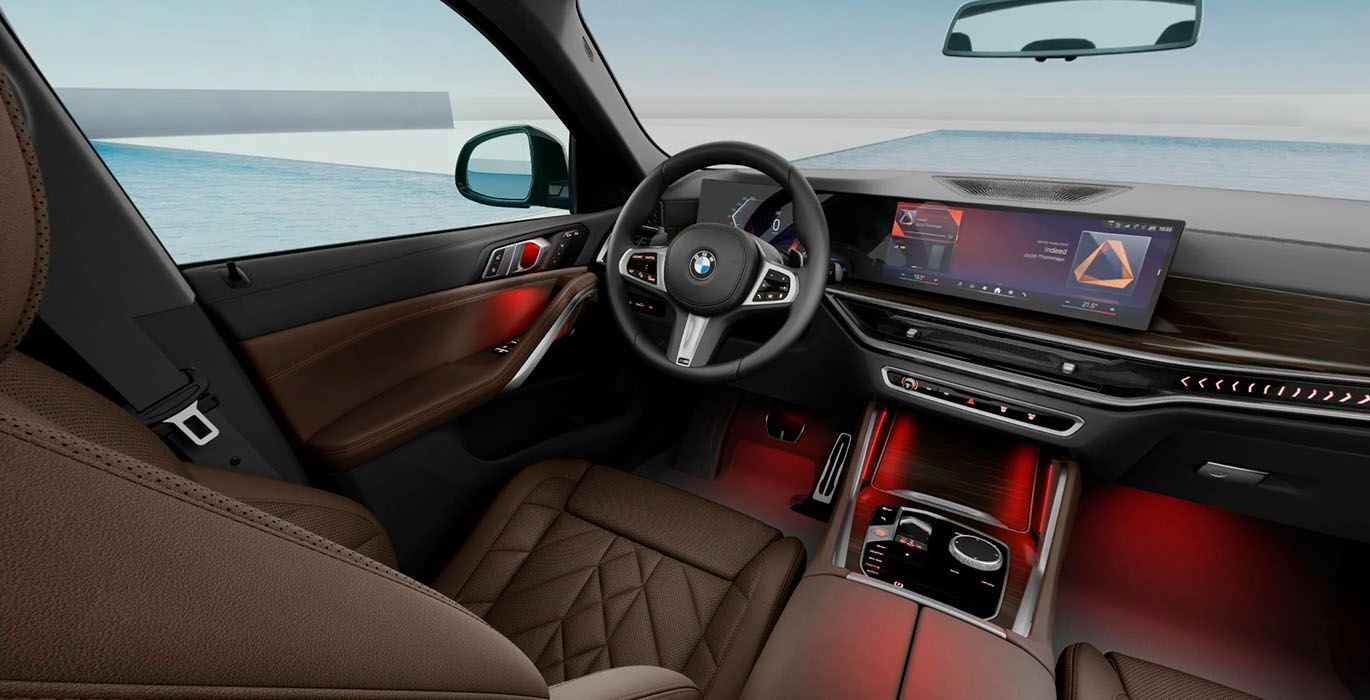 BMW X6 xDrive30d M Sport interior delantera | Crazy Renting