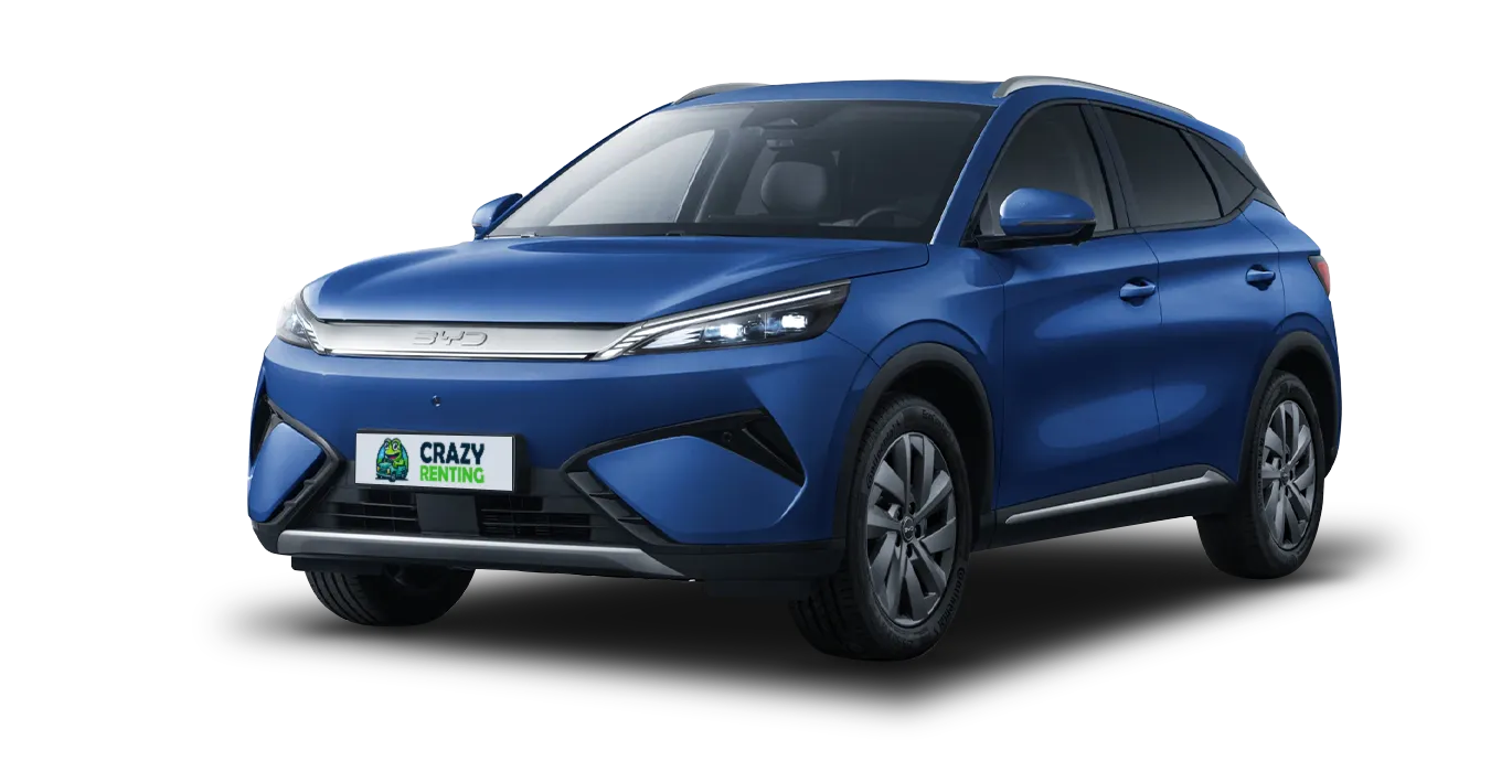 BYD ATTO 3 EVO Design RWD sin fondo principal crazy | Crazy Renting