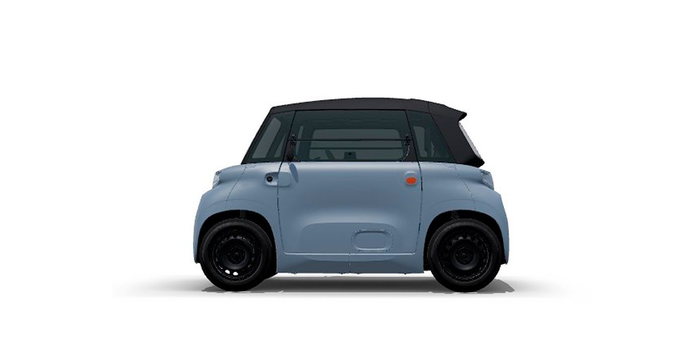 CITROEN AMI MY AMI AUTOMATICO exterior perfil | Crazy Renting