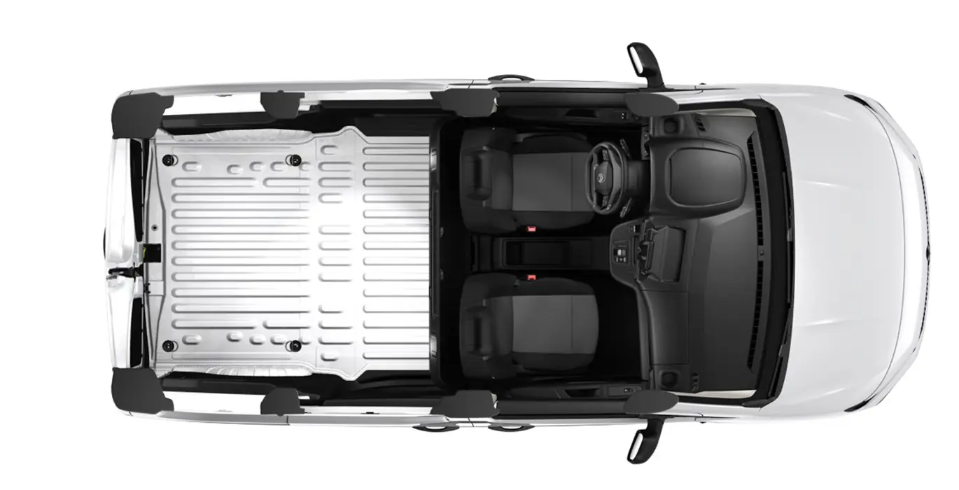 Citroën ë-Berlingo Van Talla M 6 CITROEN E BERLINGO Talla M 50kWh interior trasera | Crazy Renting