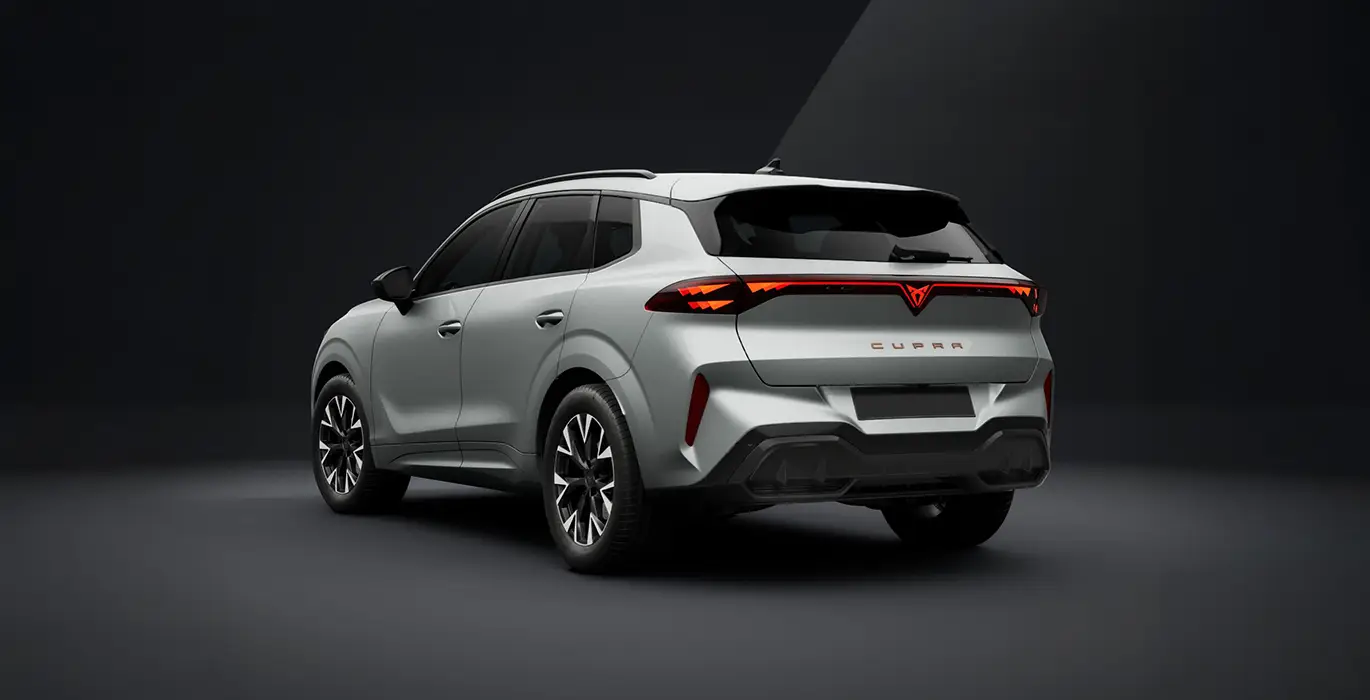 CUPRA Terramar 1.5 eTSI 110kW DSG blanco trasera | Crazy Renting