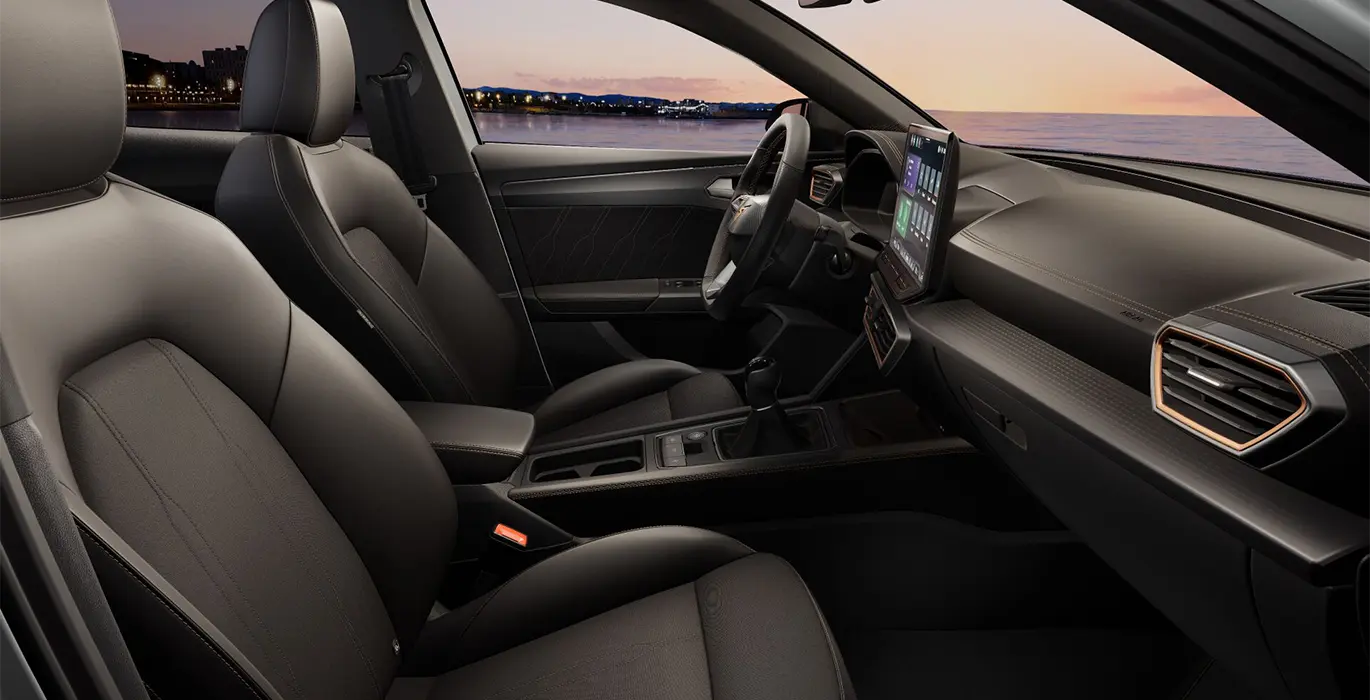 Cupra Leon 1.5 TSI 110kW interior delantera II | Crazy Renting