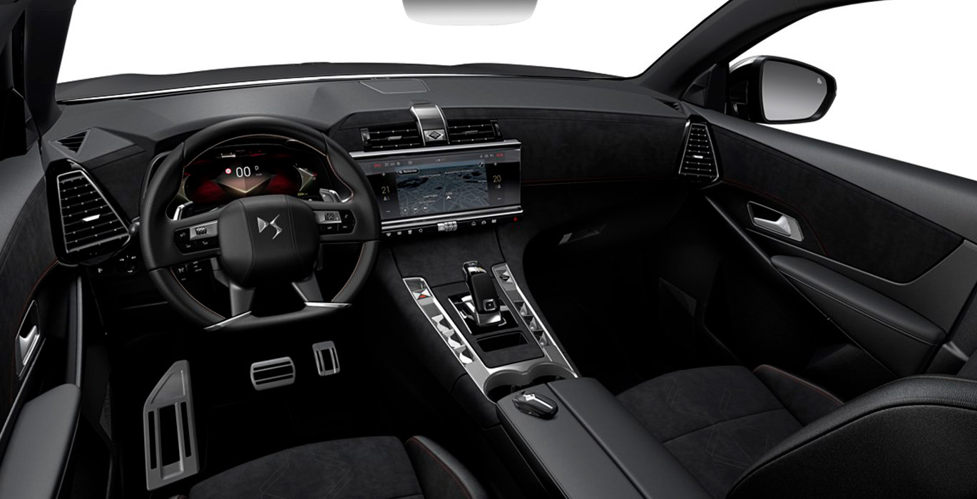 DS7 BlueHDi 130 AT. PALLAS interior delantera 2 | Crazy Renting