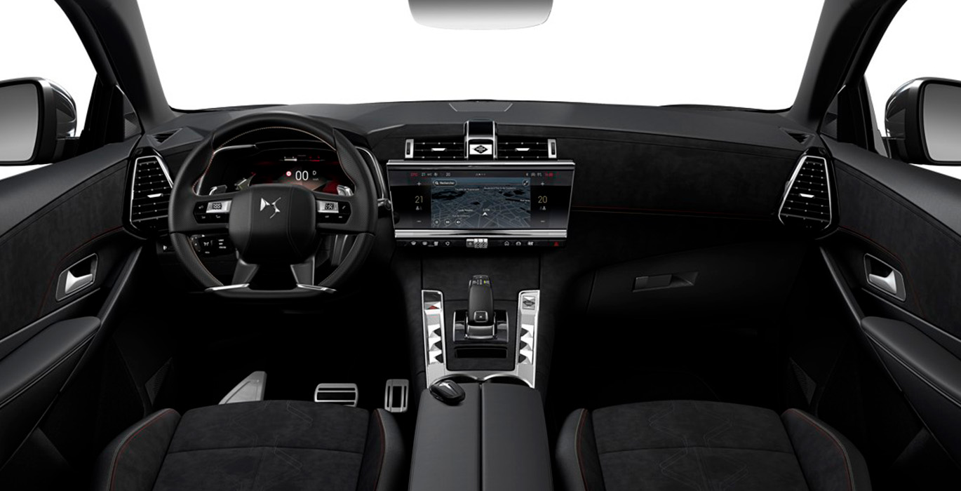 DS7 BlueHDi 130 AT. PALLAS interior delantera | Crazy Renting