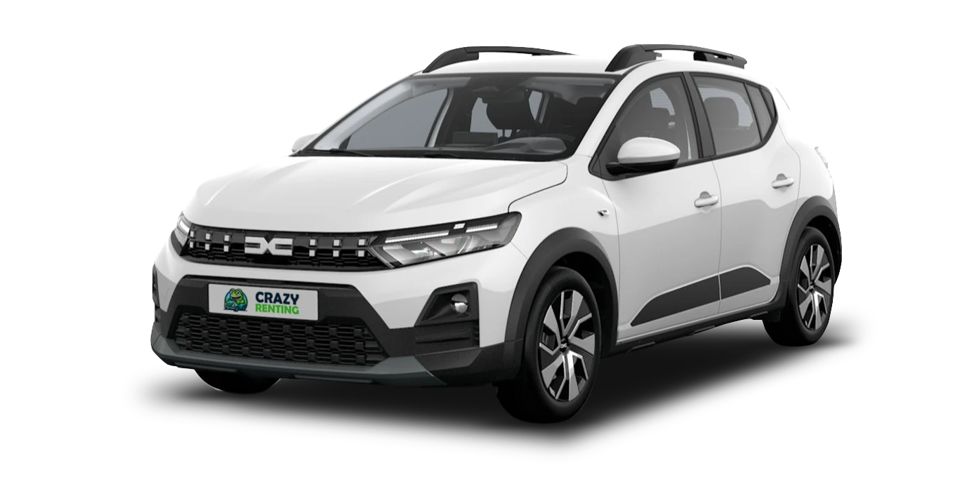 Dacia Sandero Stepway Expression ECO-G 120 AT 1 Dacia Sandero Stepway Expression ECO G 120 AT sin fondo principal crazy | Crazy Renting