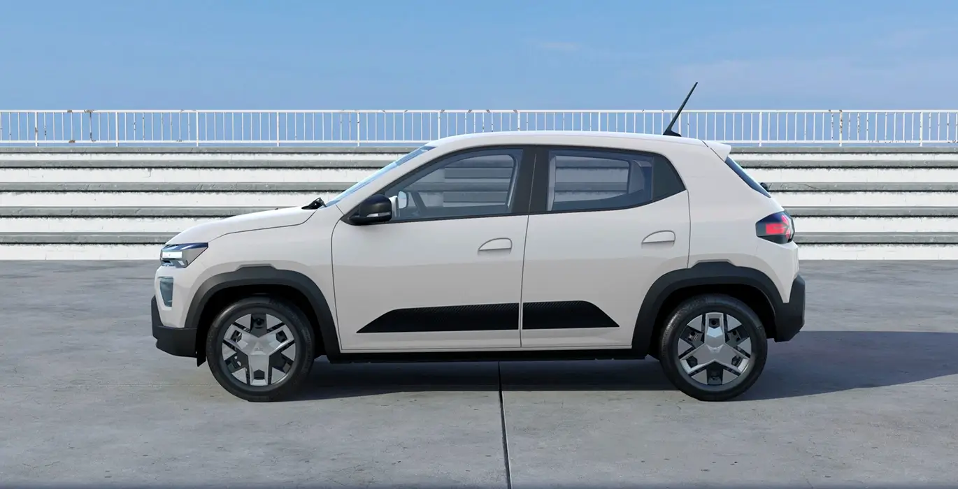 Dacia Spring Expression Electric 33kW 45CV lateral | Crazy Renting