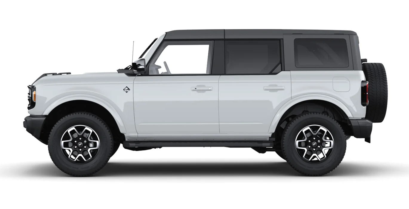 FORD Bronco Outer Banks 2.7 EcoBoost V6 335CV lateral | Crazy Renting