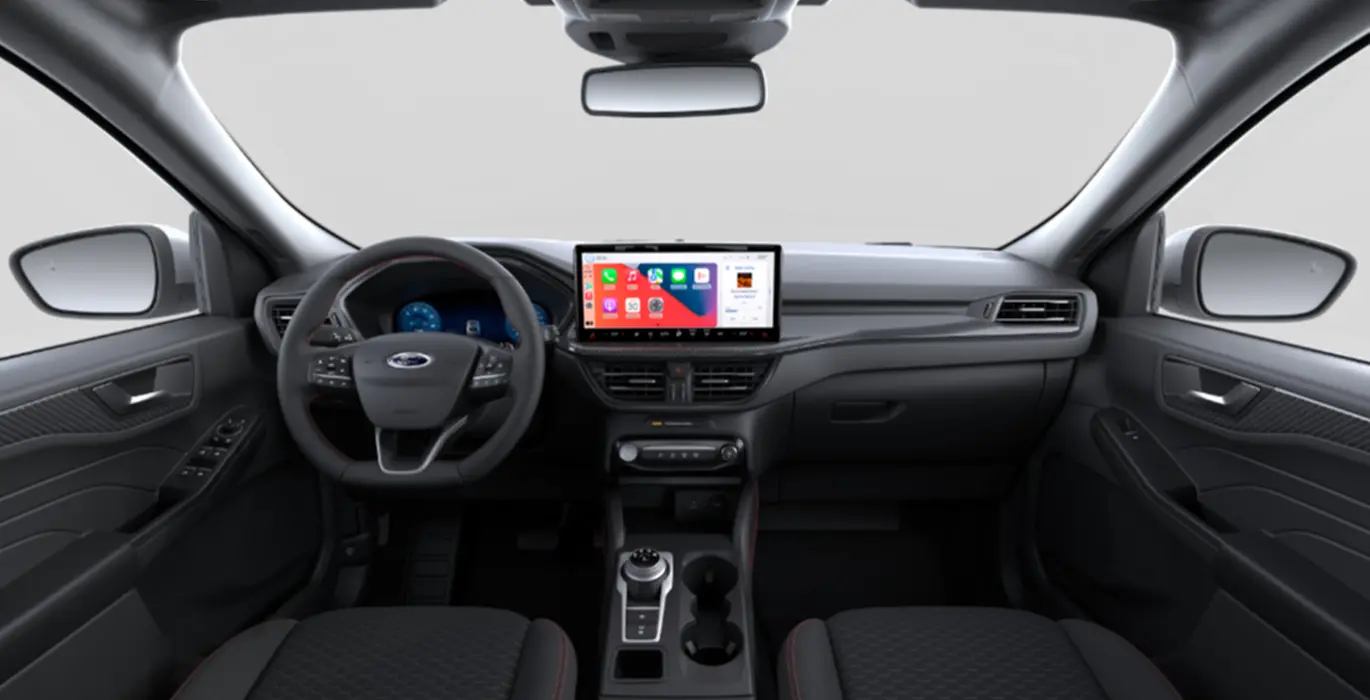 FORD Kuga ST Line 2.5 Duratec PHEV 243cv RM interior delantera | Crazy Renting