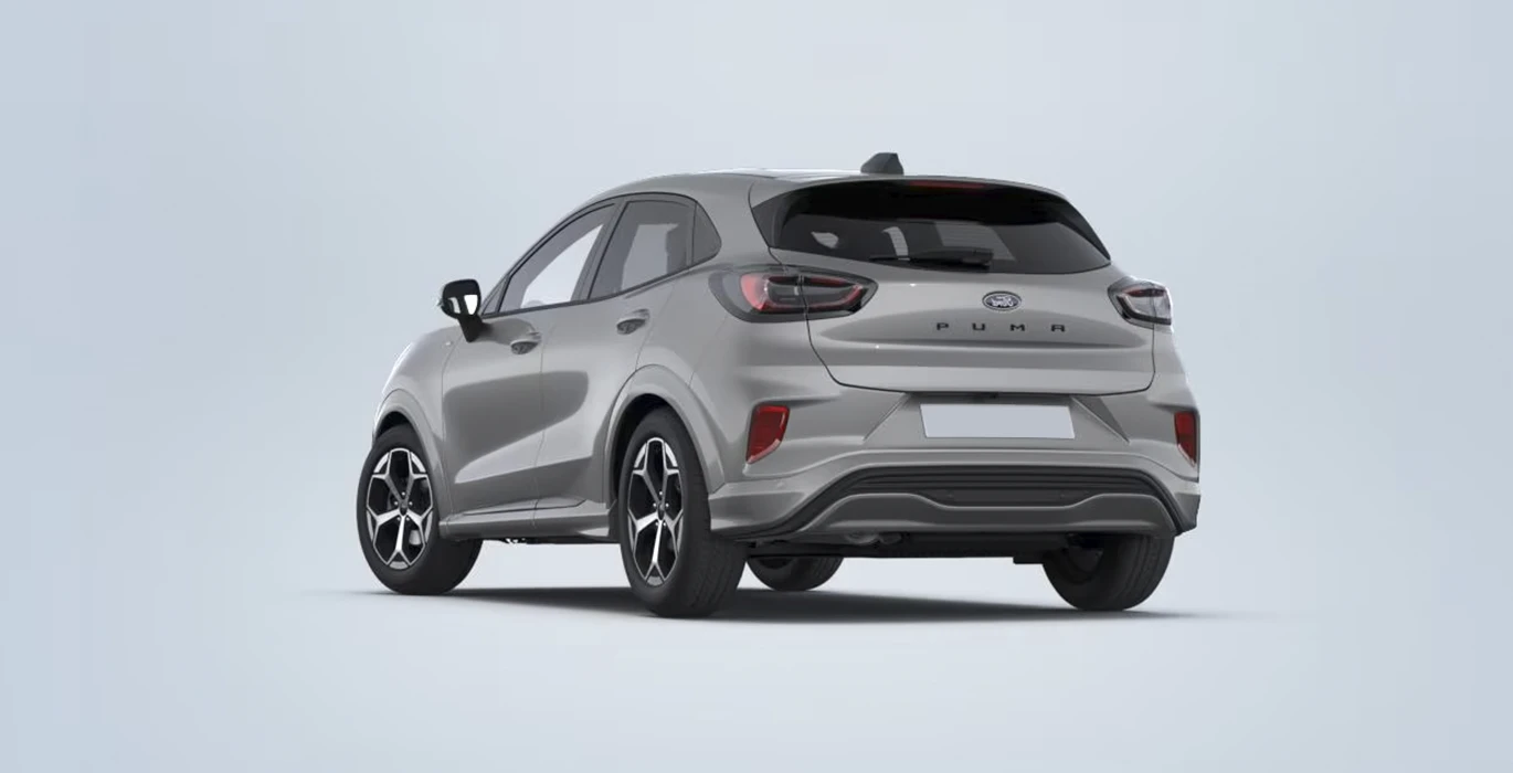 FORD Puma 1.0 EcoBoost MHEV ST Line 125 trasera gris | Crazy Renting
