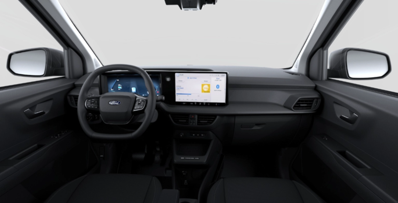 FORD Transit Courier Van Trend BEV 136cv Automatica interior delantera | Crazy Renting