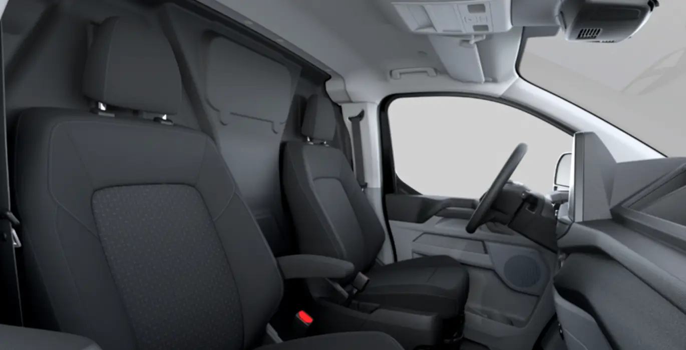 FORD Transit Custom Van 340 L1 Trend BEV interior trasera | Crazy Renting