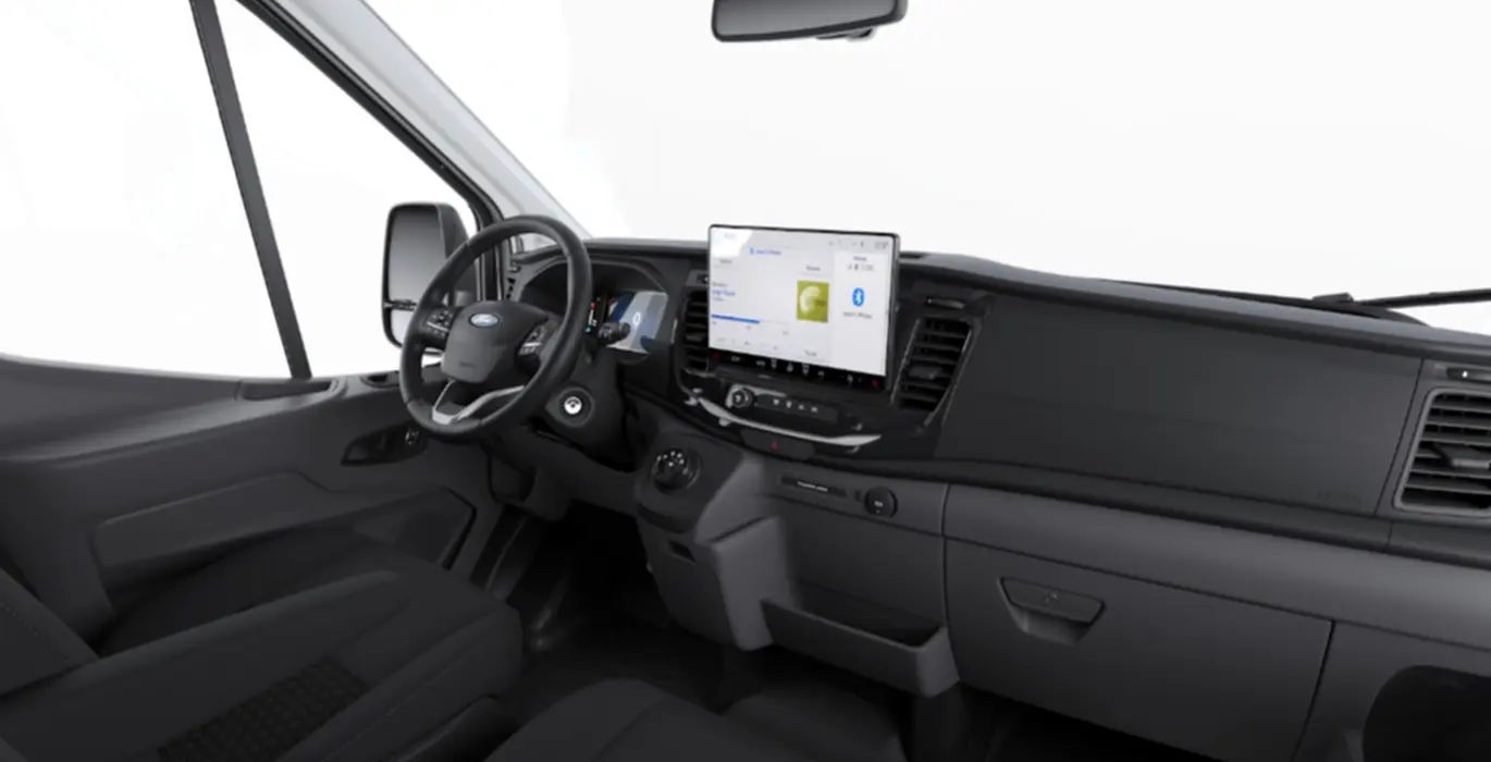FORD Transit Kombi 350 L3 Trend EcoBlue 130cv Auto FWD interior delantera II | Crazy Renting