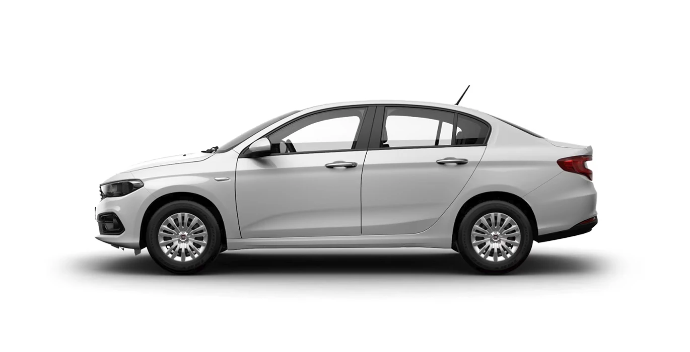 Fiat Tipo Sedán 1.6 Diésel 96kW (130CV) 3 Fiat Tipo Sedan 1.6 Diesel 96kW 130CV lateral | Crazy Renting