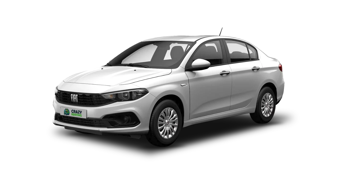 Fiat Tipo Sedán 1.6 Diésel 96kW (130CV) 1 Fiat Tipo Sedan 1.6 Diesel 96kW 130CV sin fondo principal crazy | Crazy Renting
