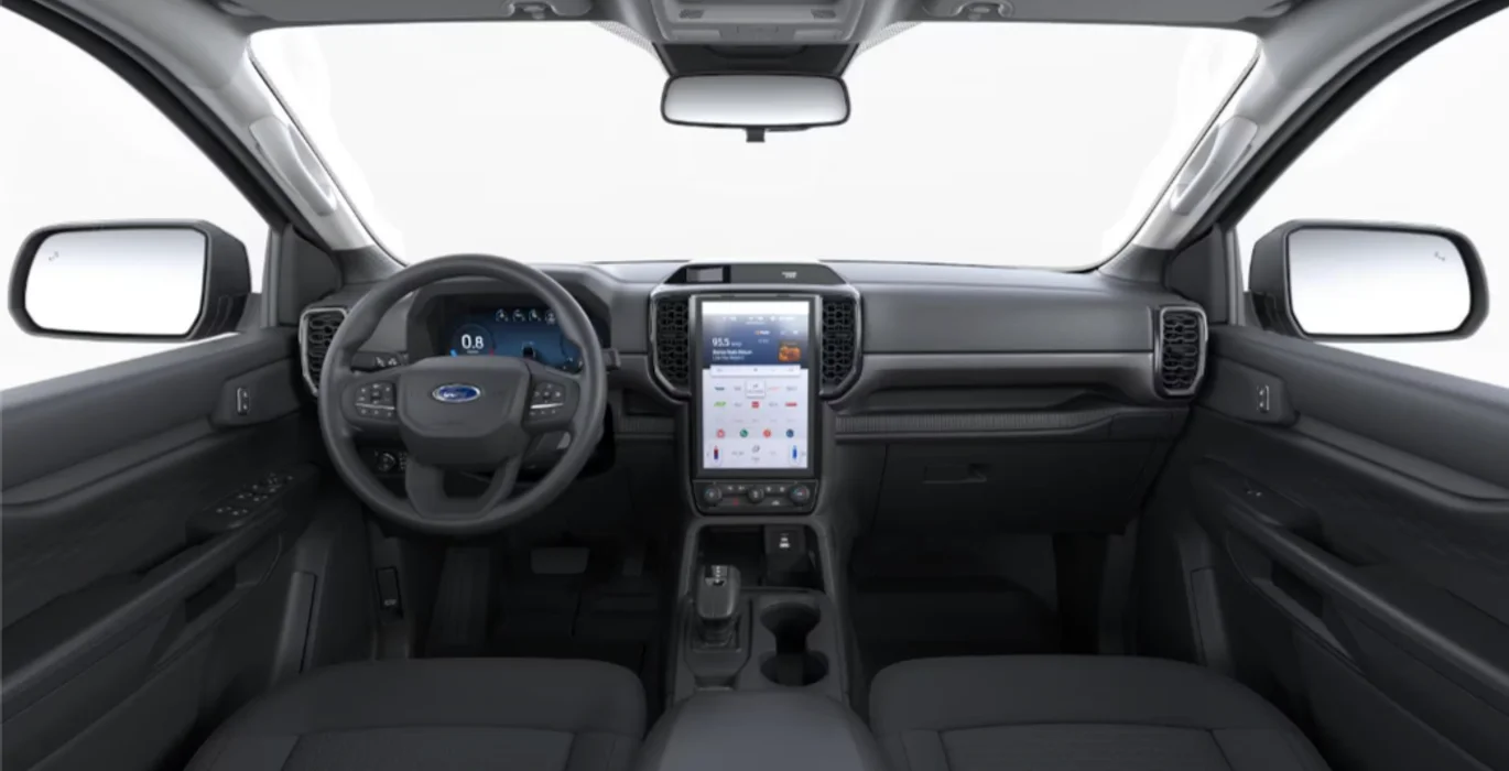 Ford Ranger XLT Doble Cabina 3.0 EcoBlue V6 240CV Automático 4 Ford Ranger 3.0 Ecoblue V6 E awd Doble Cabina XLT Automatico interior delantera | Crazy Renting