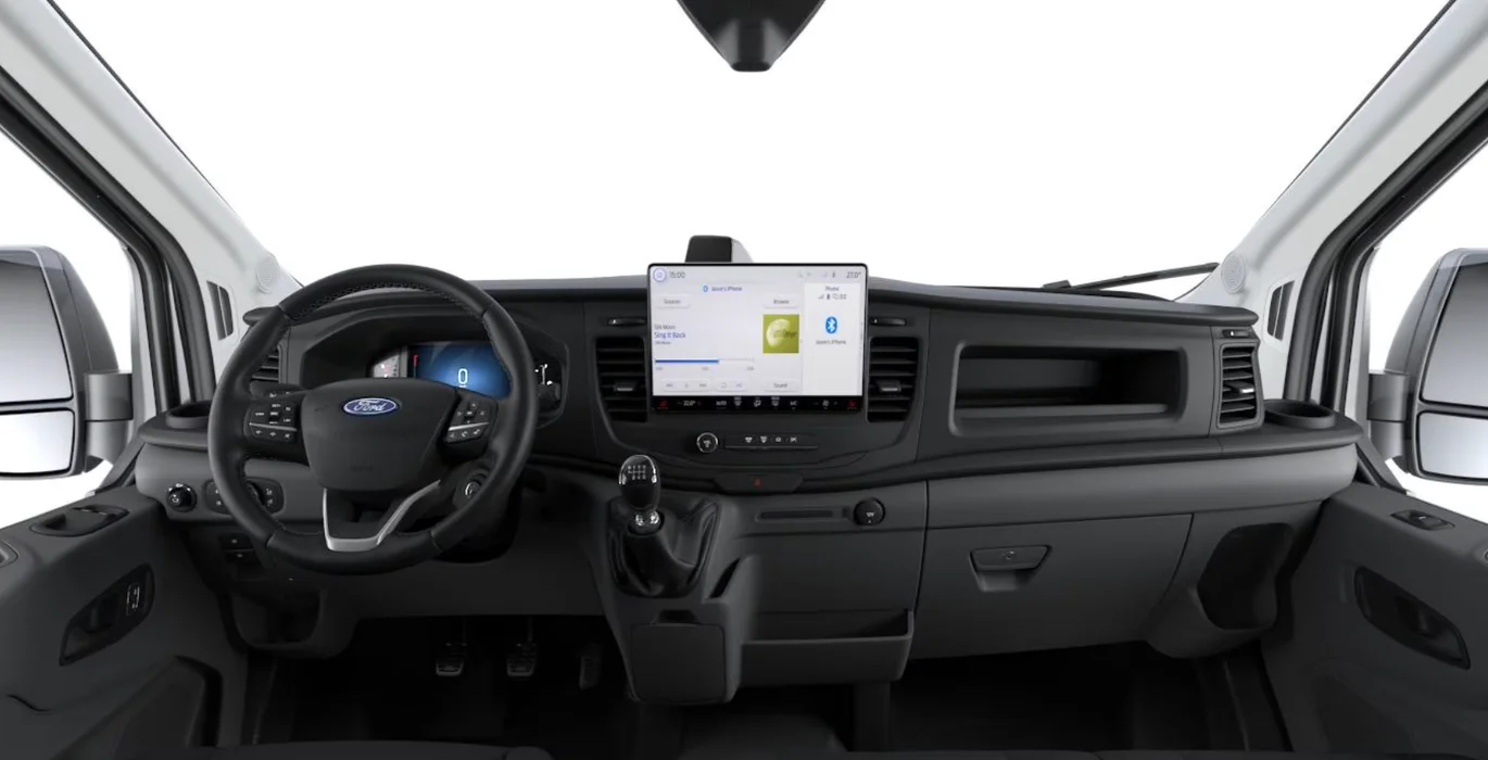 Ford Transit 350 L2 Trend N1 EcoBlue 96kW FWD interior delantera II | Crazy Renting