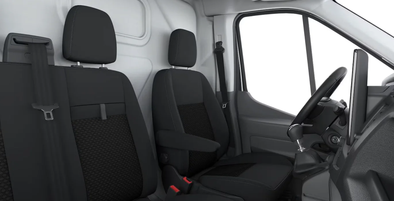 Ford Transit 350 L2 Trend N1 EcoBlue 96kW FWD interior trasera | Crazy Renting