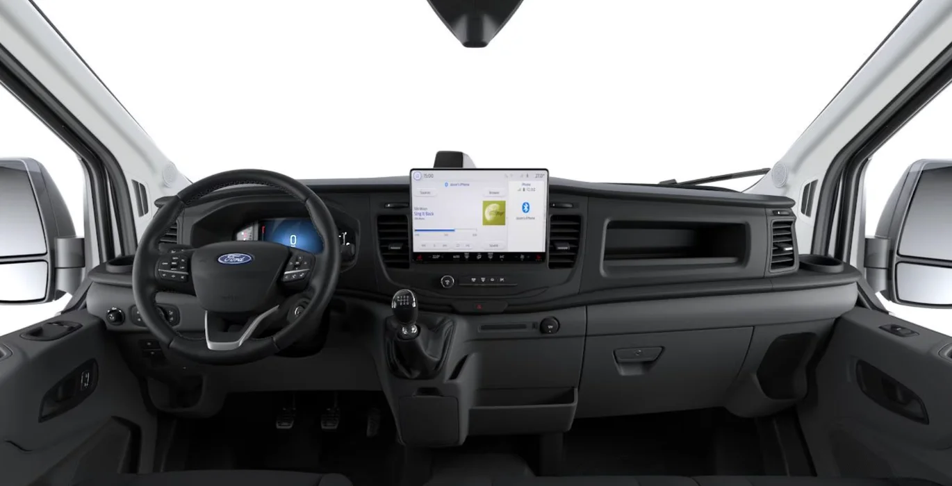 Ford Transit 350 L3 Trend N1 EcoBlue 96kW FWD interior delantera II | Crazy Renting