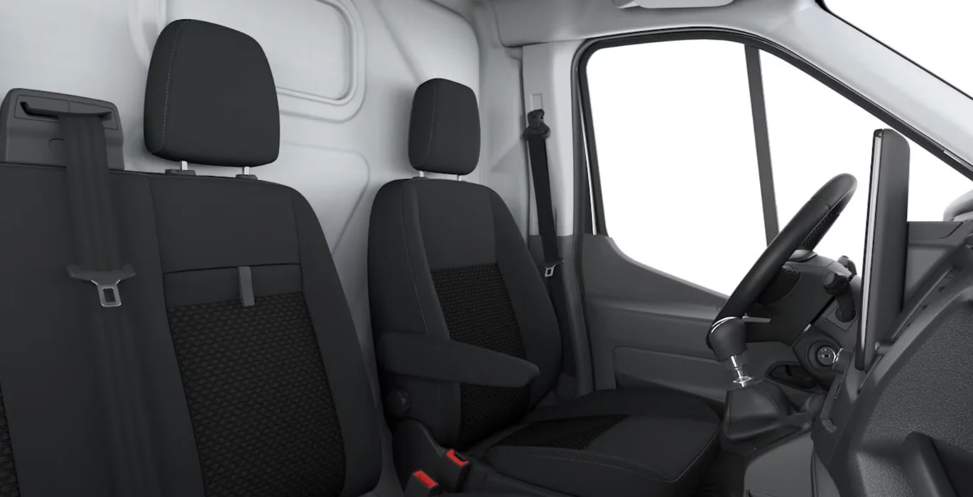 Ford Transit 350 L3 Trend N1 EcoBlue 96kW FWD interior trasera | Crazy Renting