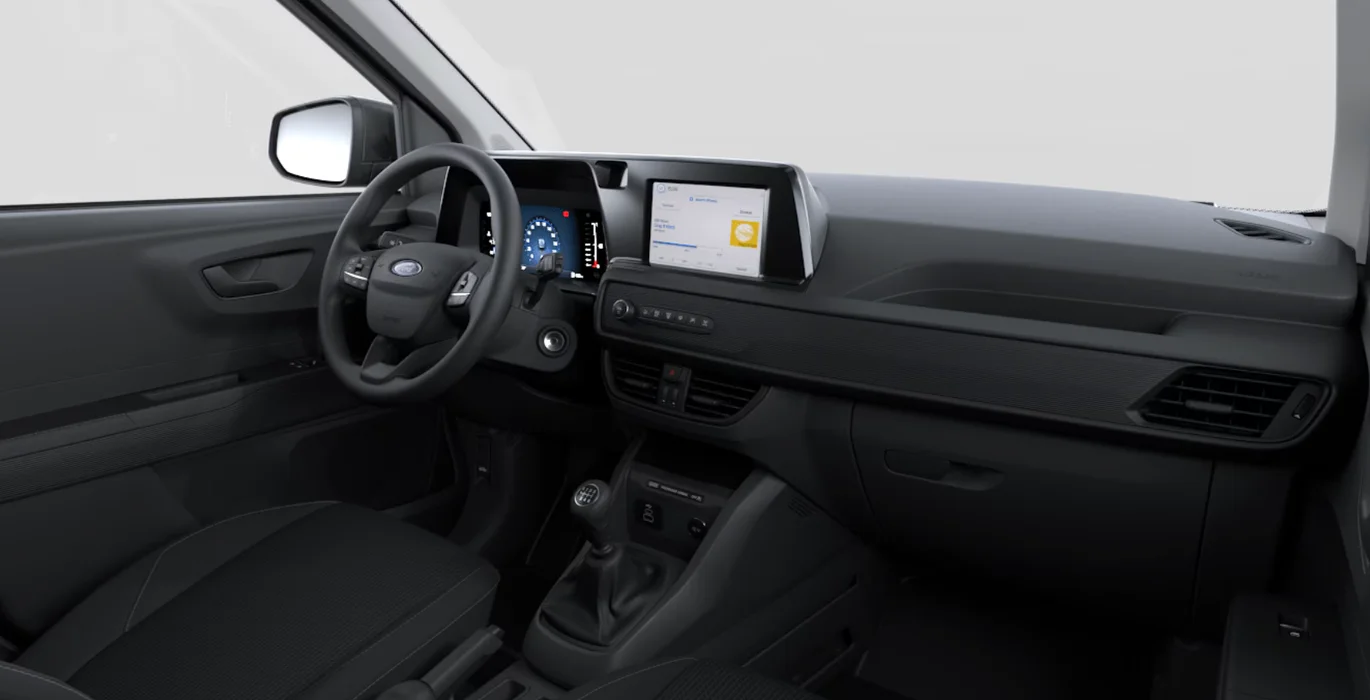 Ford Transit Courier Van Diesel 1.5 100 CV interior delantera | Crazy Renting