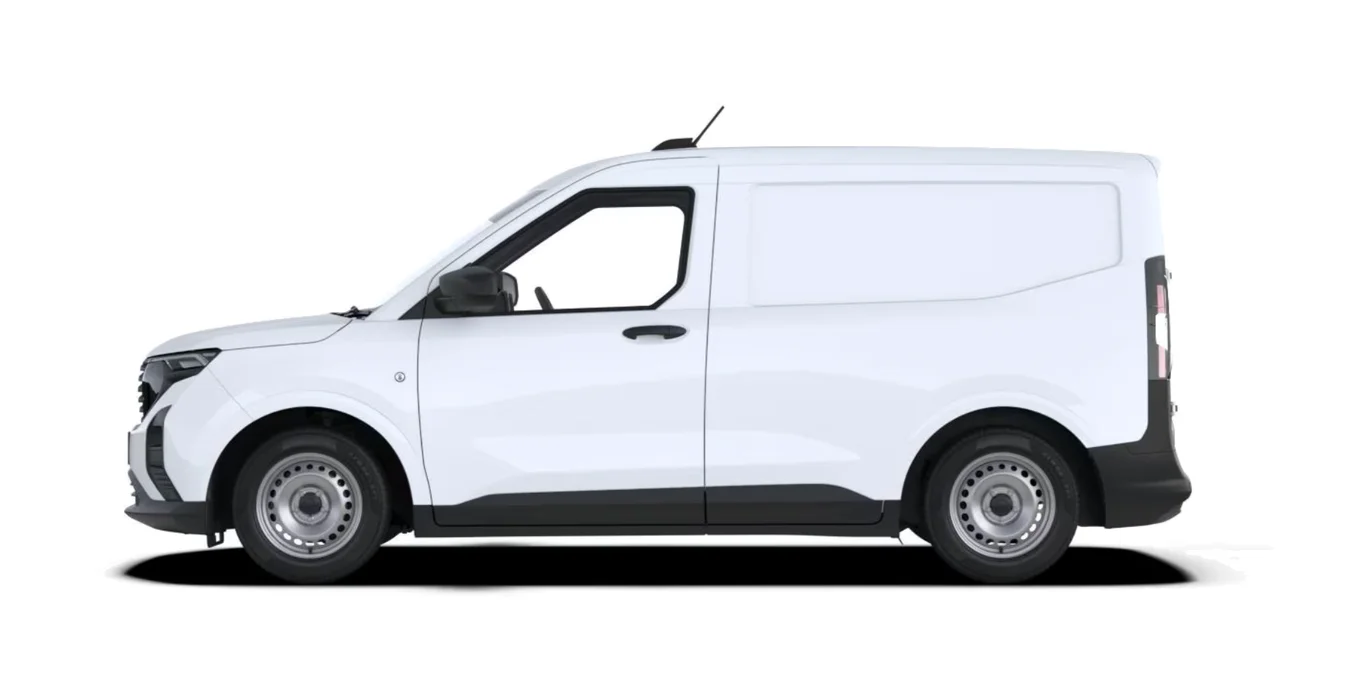 Ford Transit Courier Van Diesel 1.5 100 CV lateral blanco | Crazy Renting