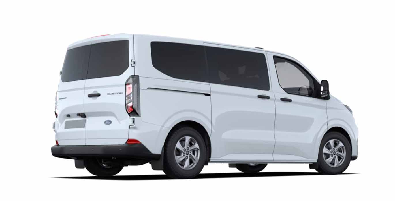 Ford Transit Custom Kombi 2.0 EcoBlue 150Cv 320 L1 Trend M1 trasera | Crazy Renting
