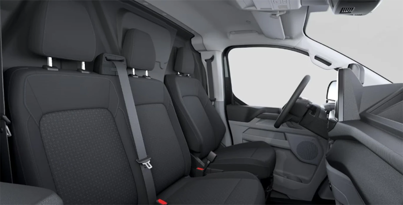 Ford Transit Custom Kombi 2.5 Duratec PHEV 340 L2 232cv Trend AT 6 Ford Transit Custom Kombi 2.5 Duratec PHEV 340 L2 232cv trend AT interior trasera | Crazy Renting