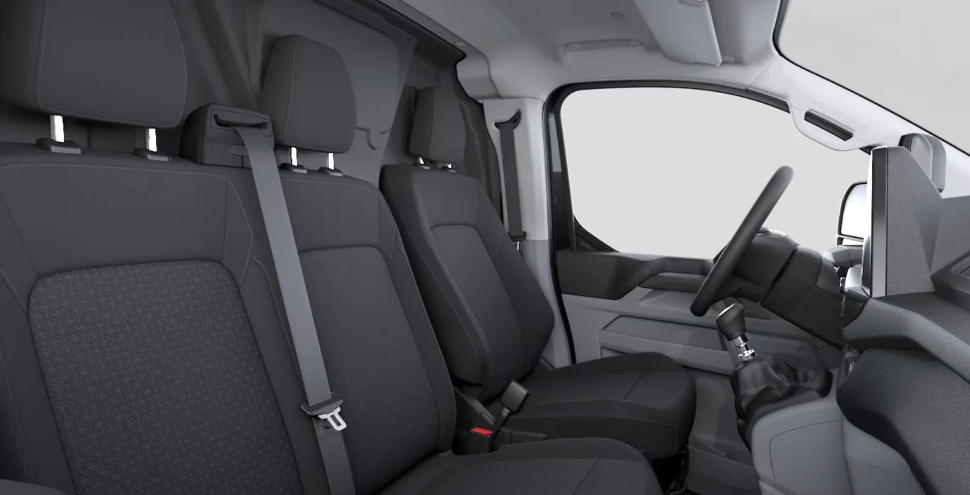 Ford Transit Custom Van 2.0 Ecoblue 100kW 280 L1 Trend interior trasera | Crazy Renting