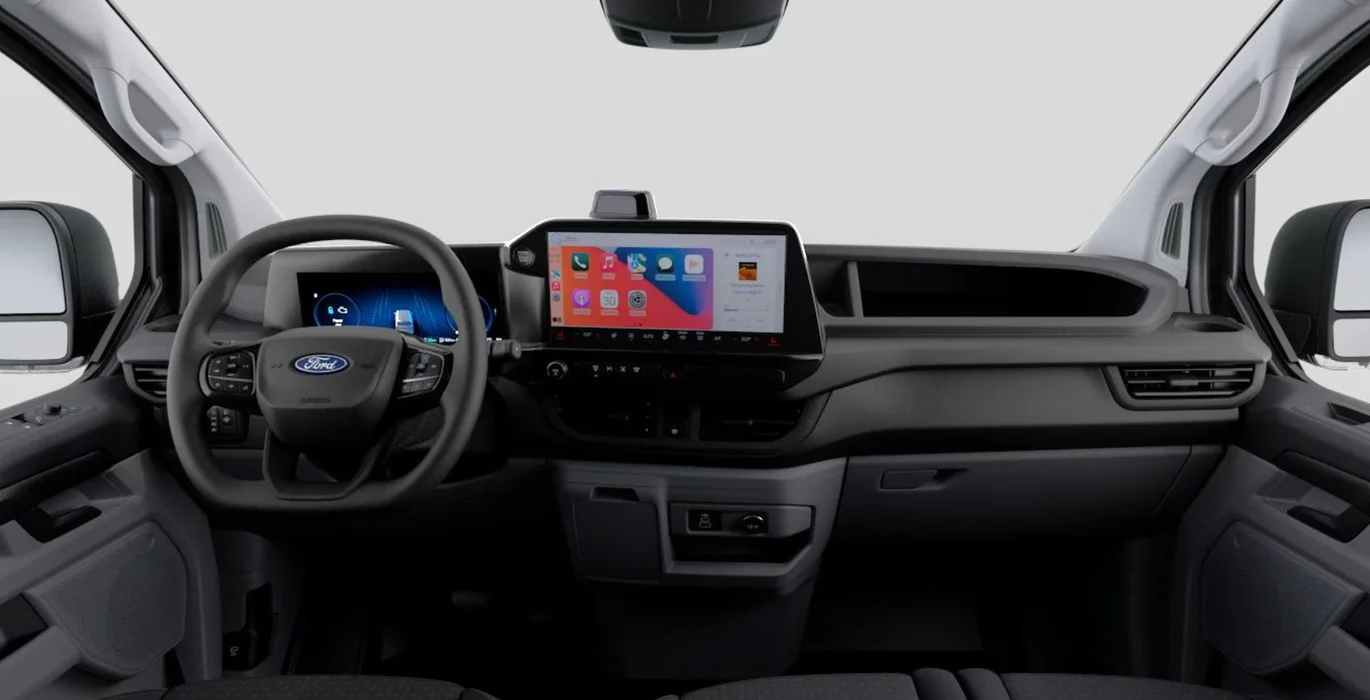 Ford Transit Custom Van 2.5 Duratec PHEV 171kW 320 L1 Trend interior delantera II | Crazy Renting