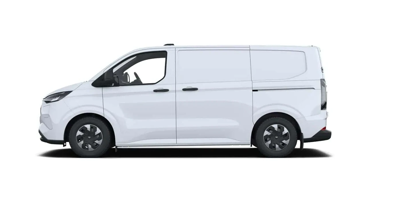 Ford Transit Custom Van 320L1 BEV Trend 136cv AT lateral | Crazy Renting