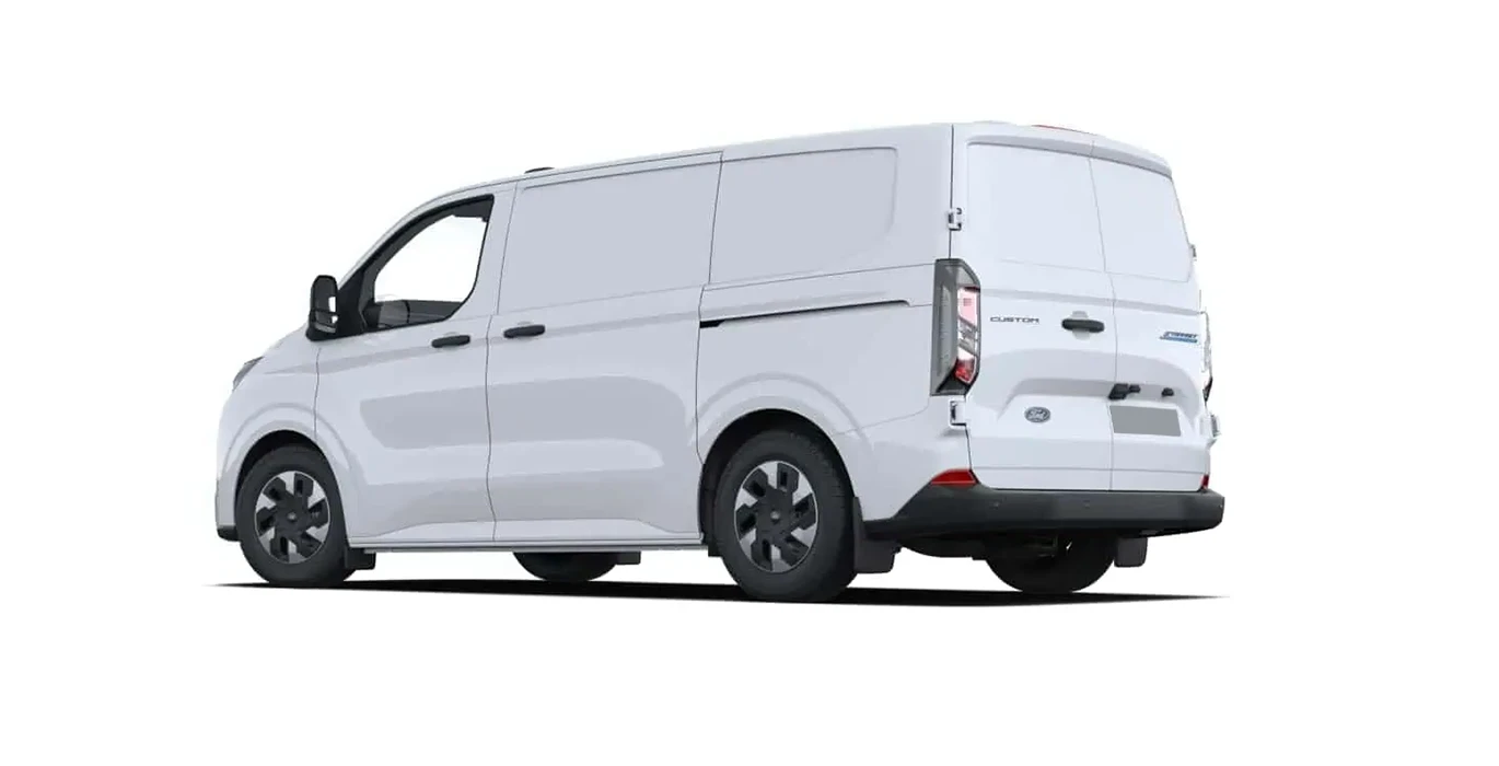 Ford Transit Custom Van 320L1 BEV Trend 136cv AT trasera | Crazy Renting