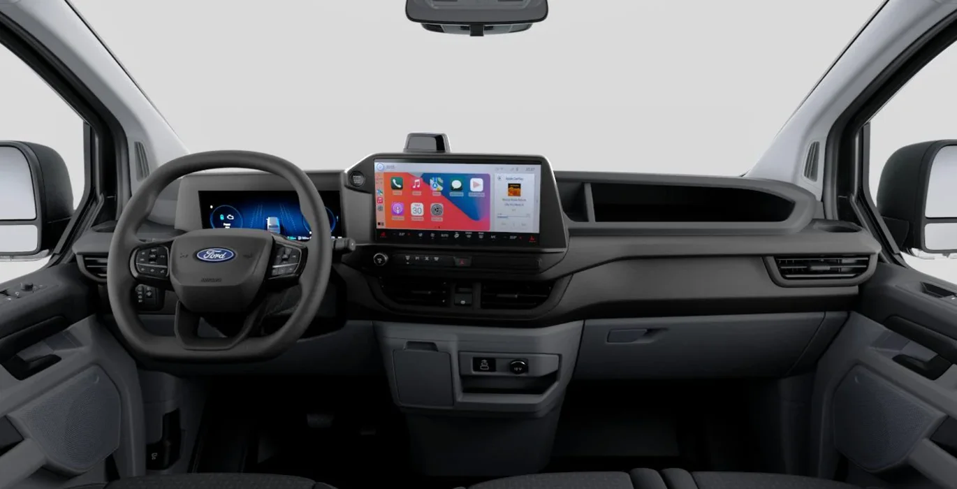 Ford Transit Kombi 2.5 Duratec PHEV 171 340 L1 Trend interior delantera II | Crazy Renting