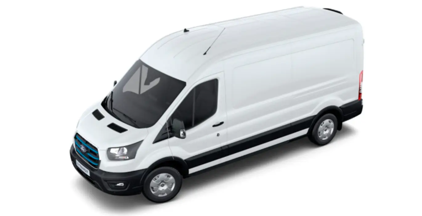 Ford Transit Van 350 L3 BEV Trend 184cv RWD exterior perfil | Crazy Renting