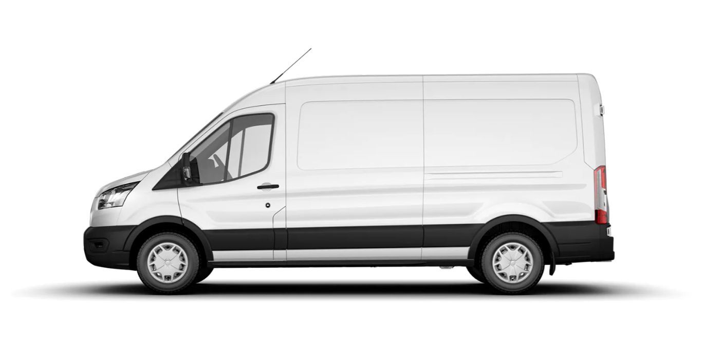 Ford Transit Van exterior perfil | Crazy Renting