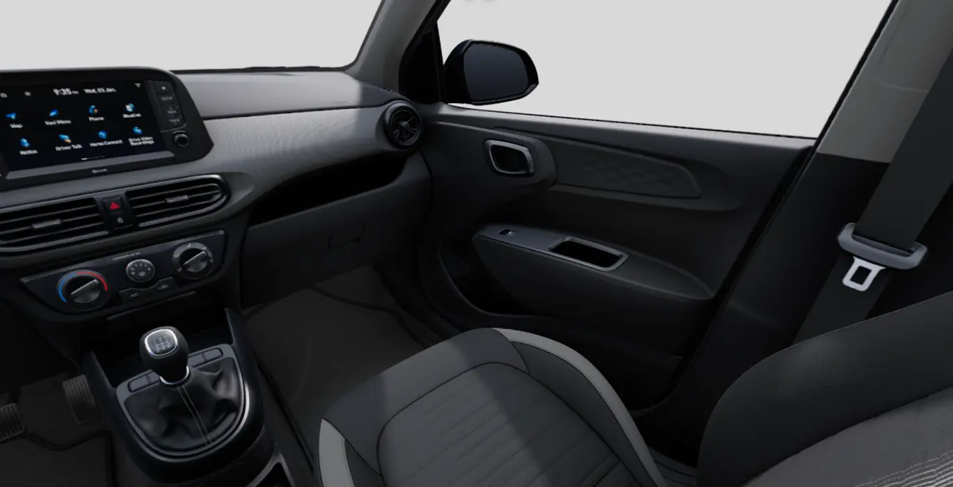 Hyundai I10 1.0 MPI Klass 63cv interior delantera II | Crazy Renting