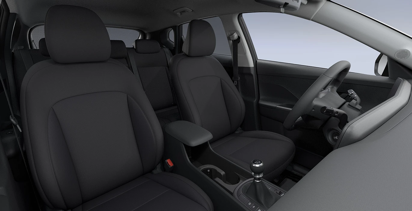 Hyundai Kona 1.0T 100CV Maxx CW interior delantera II | Crazy Renting