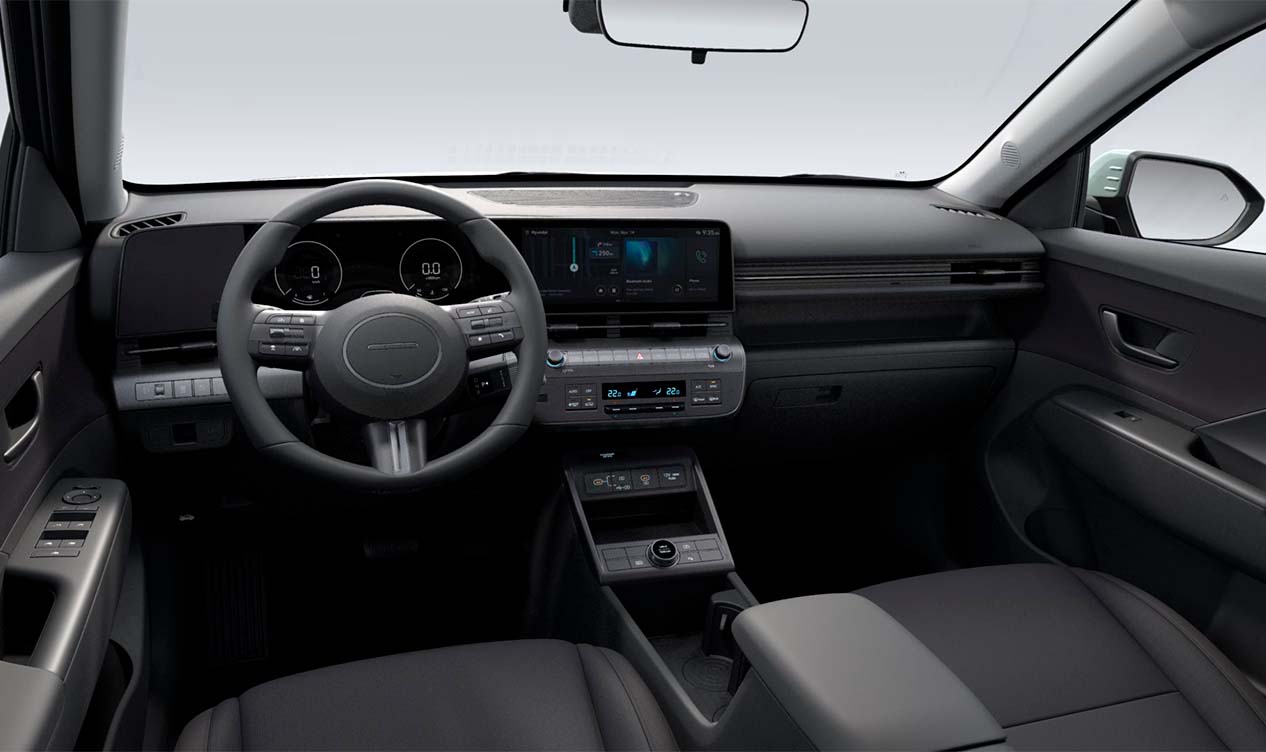 Hyundai Kona Maxx 1.0T 100cv 2 Hyundai Kona HEV GDI 1.6 141CV DT Maxx interior | Crazy Renting