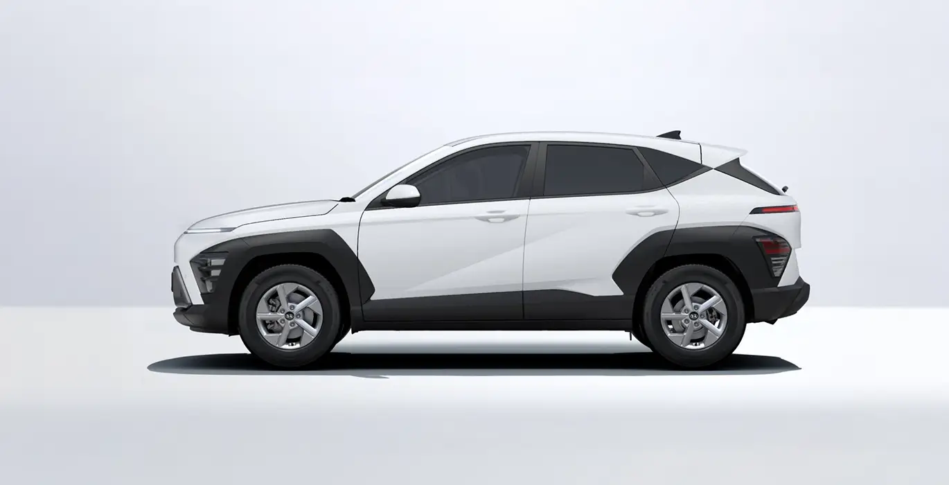 Hyundai Kona HEV Maxx 138CV lateral | Crazy Renting