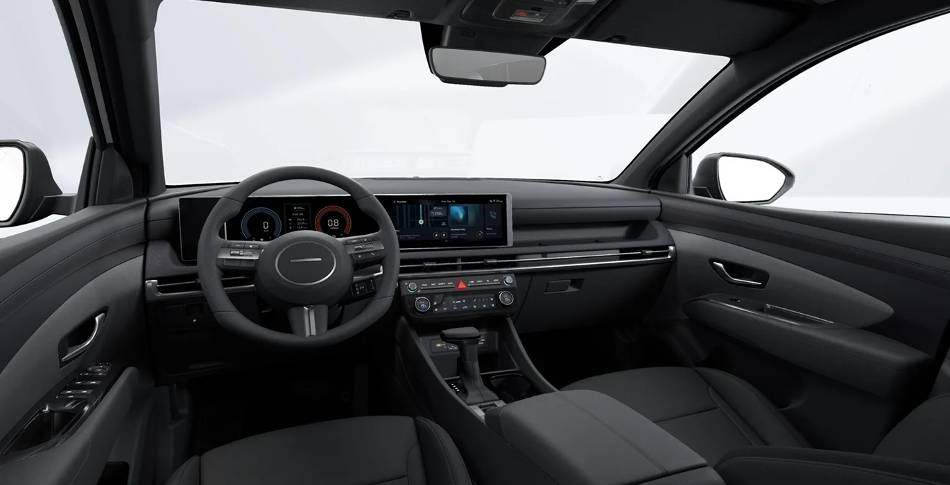 Hyundai Tucson 1.6D 100kW DT Black Line 2 Hyundai Tucson 1.6D 100kW DT Black Line interior delantera | Crazy Renting
