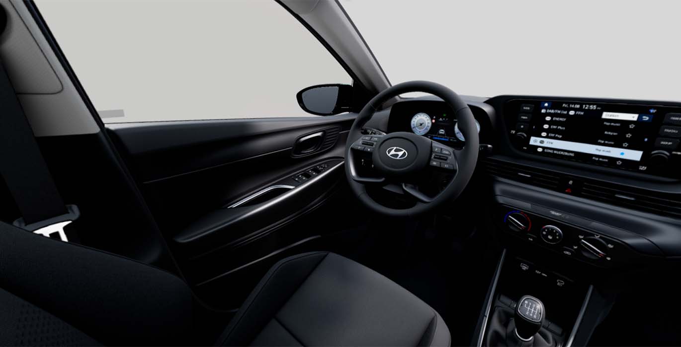 Hyundai i20 1.0 T GDi 100CV 6MT Klass MY25 interior 1 | Crazy Renting