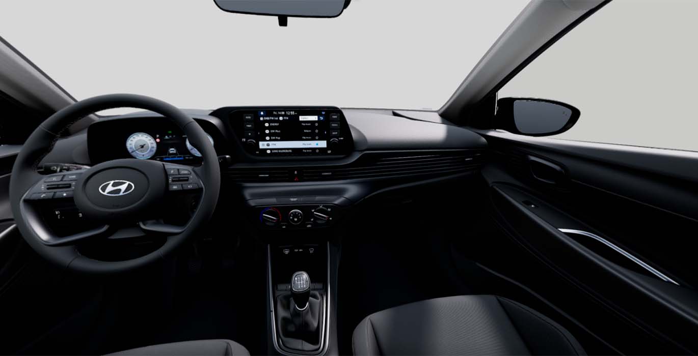 Hyundai i20 1.0 T GDi 100CV 6MT Klass MY25 interior 2 1 | Crazy Renting