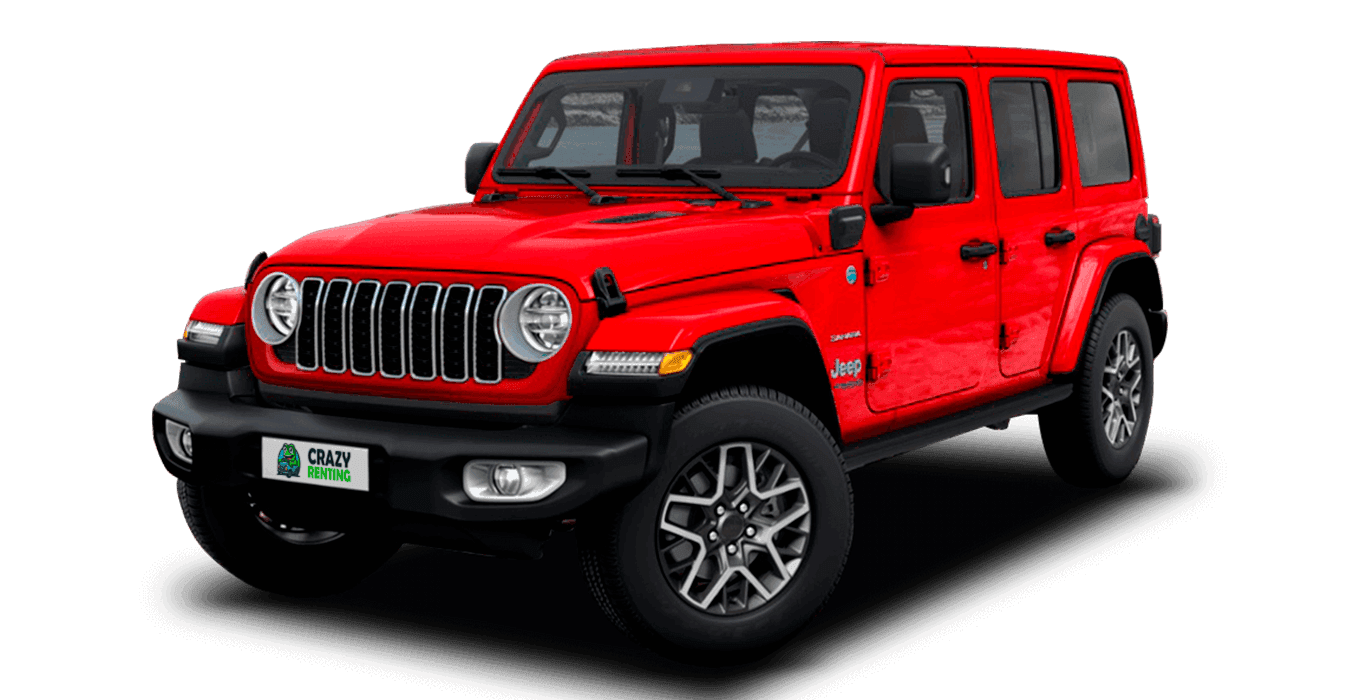 Jeep Wrangler 4xe PHEV Sahara 2.0 TC GME 1 Jeep Wrangler 4xe PHEV Sahara 2.0 TC GME sin fondo principal crazy | Crazy Renting