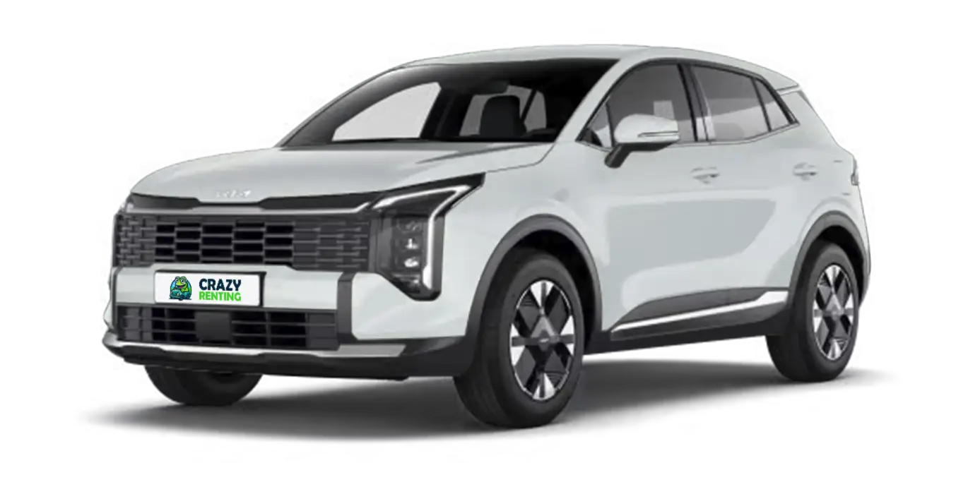 KIA Sportage 1.6 CRDi MHEV Business 4x2 DCT 1 KIA Sportage 1.6 CRDi MHEV Business 4x2 DCT sin fondo principal blanco crazy | Crazy Renting