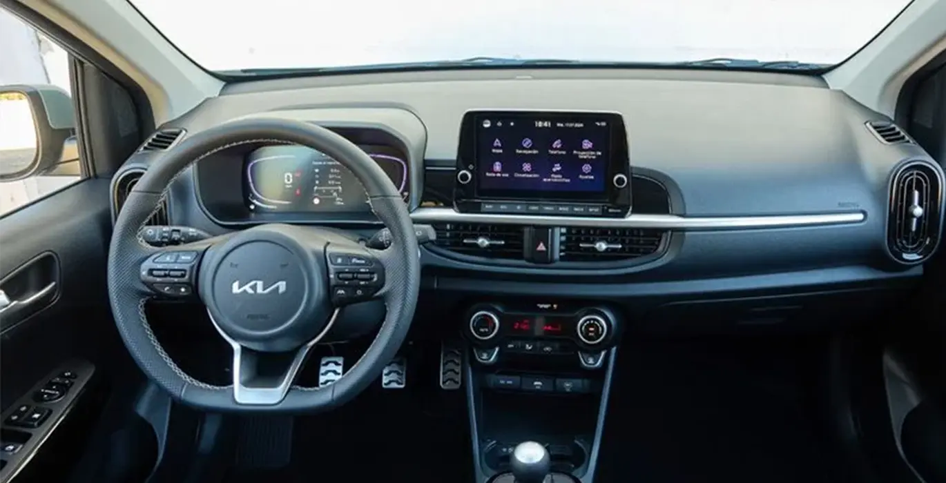 Kia Picanto 1.0 DPI Concept interior delantera | Crazy Renting