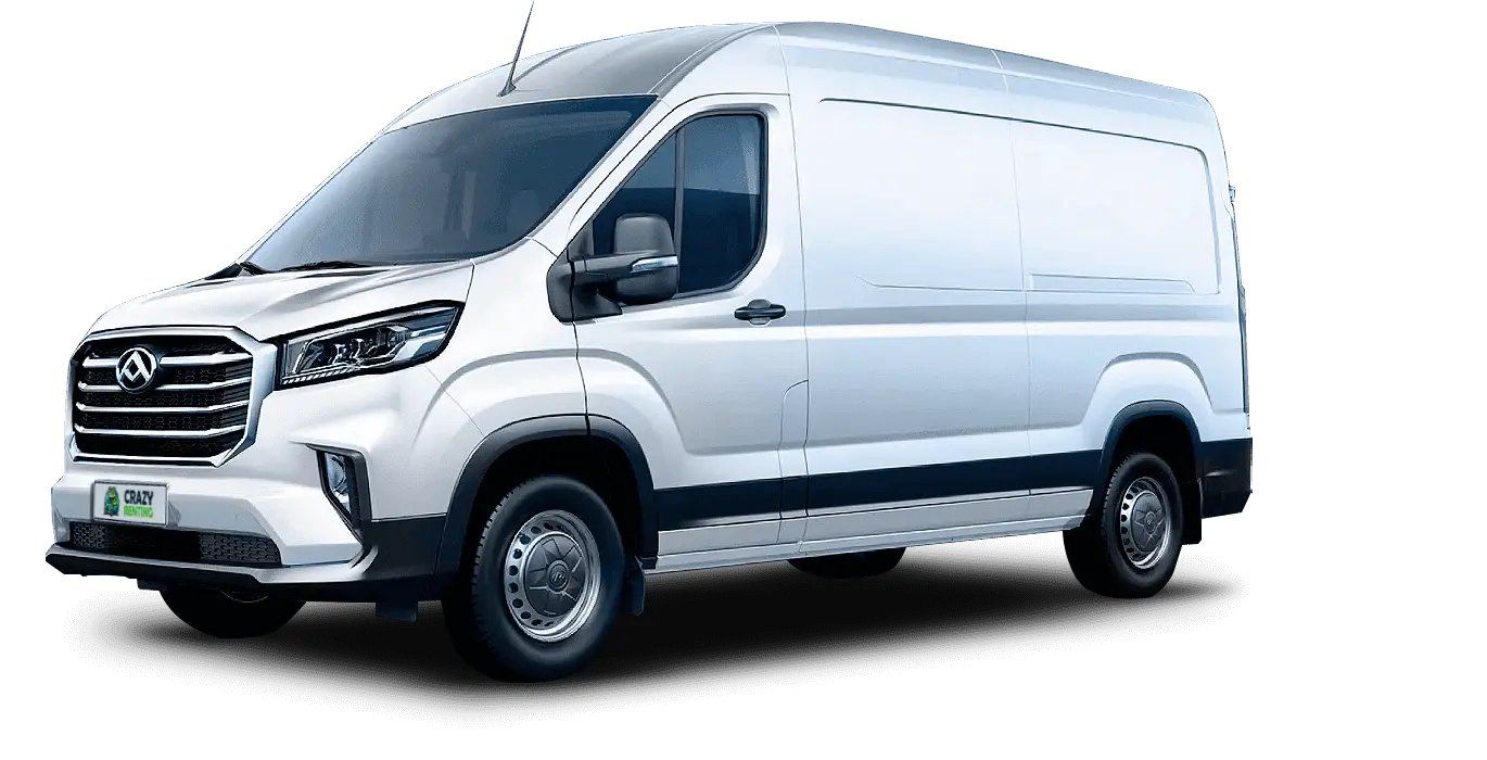 MAXUS Deliver 9 2.0D L3H2 sin fondo principal crazy | Crazy Renting