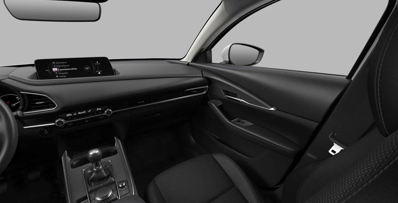MAZDA CX 30 2.5 e SkyACT G MHEV 140cv Centre Line II interior delantera II | Crazy Renting